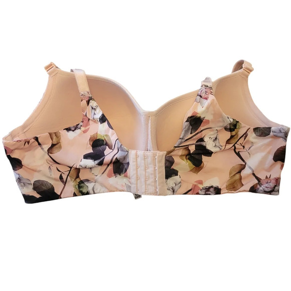 Torrid Curve Underwire Molded Cup Floral Print Bra, Women Size 46DDD - Picture 2 of 6